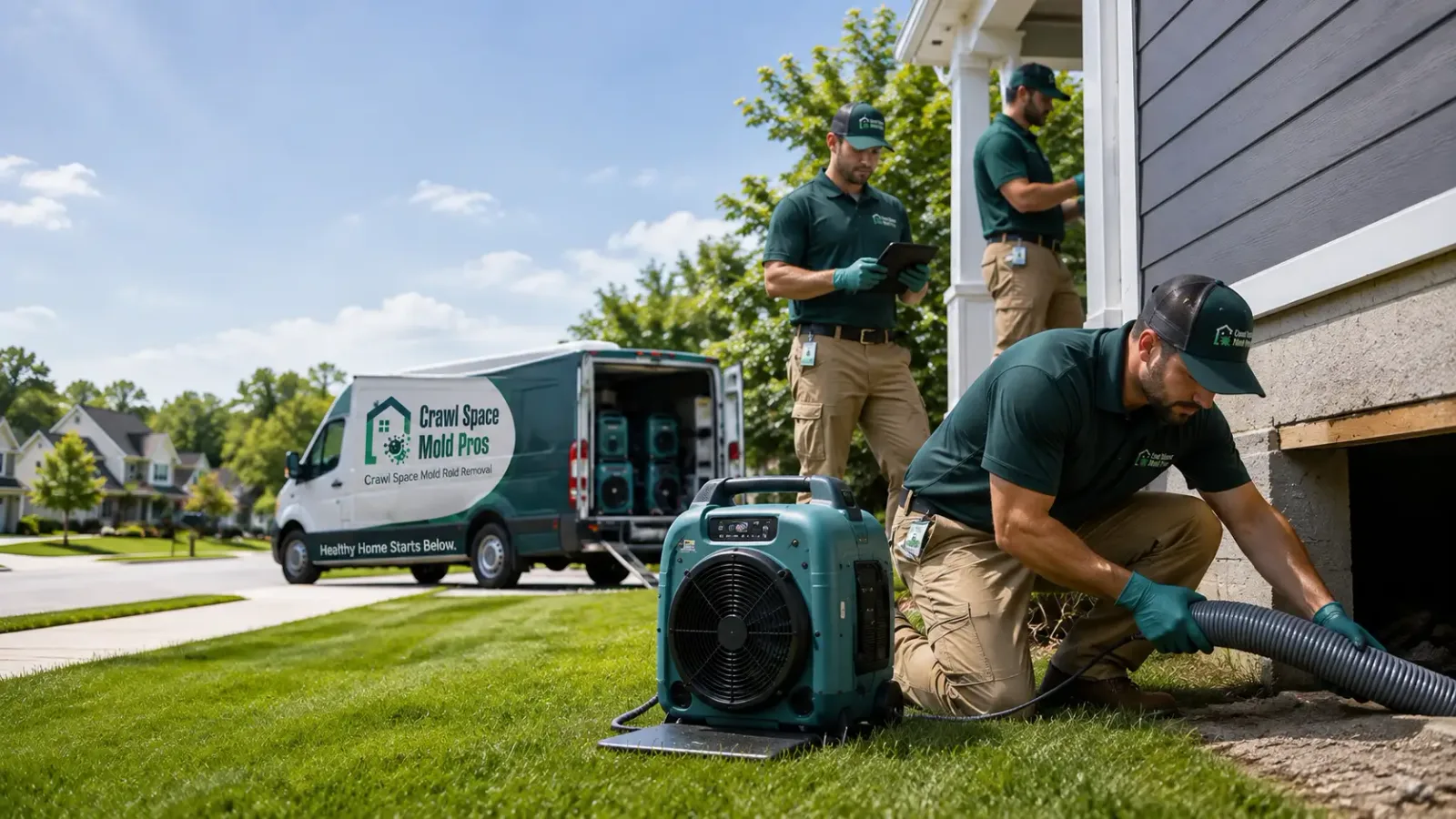 Crawl Space Mold Removal in Blanchard, IA
